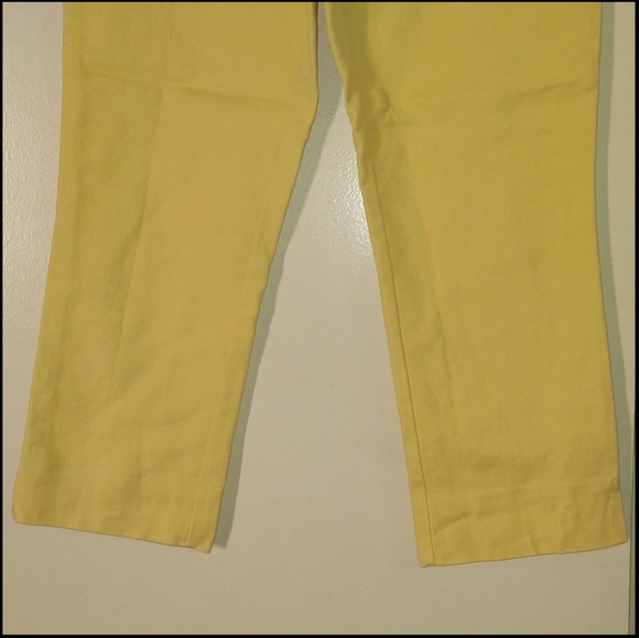 Chico's yellow capris - Picture 7 of 16